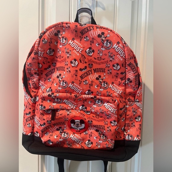 Disney Store Parks Backpack MICKEY MOUSE Club Mouseketeers - Picture 1 of 8